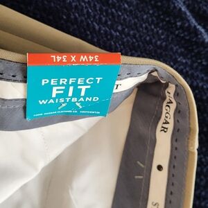 Haggar Khaki Chinos with Perfect Fit Waistband